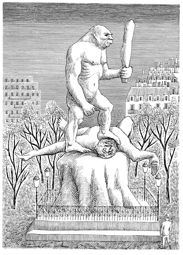 Ilustracja Daniela Mroza, „Myśli nieuczesane”, 1964 (źródło: materiały prasowe organizatora)