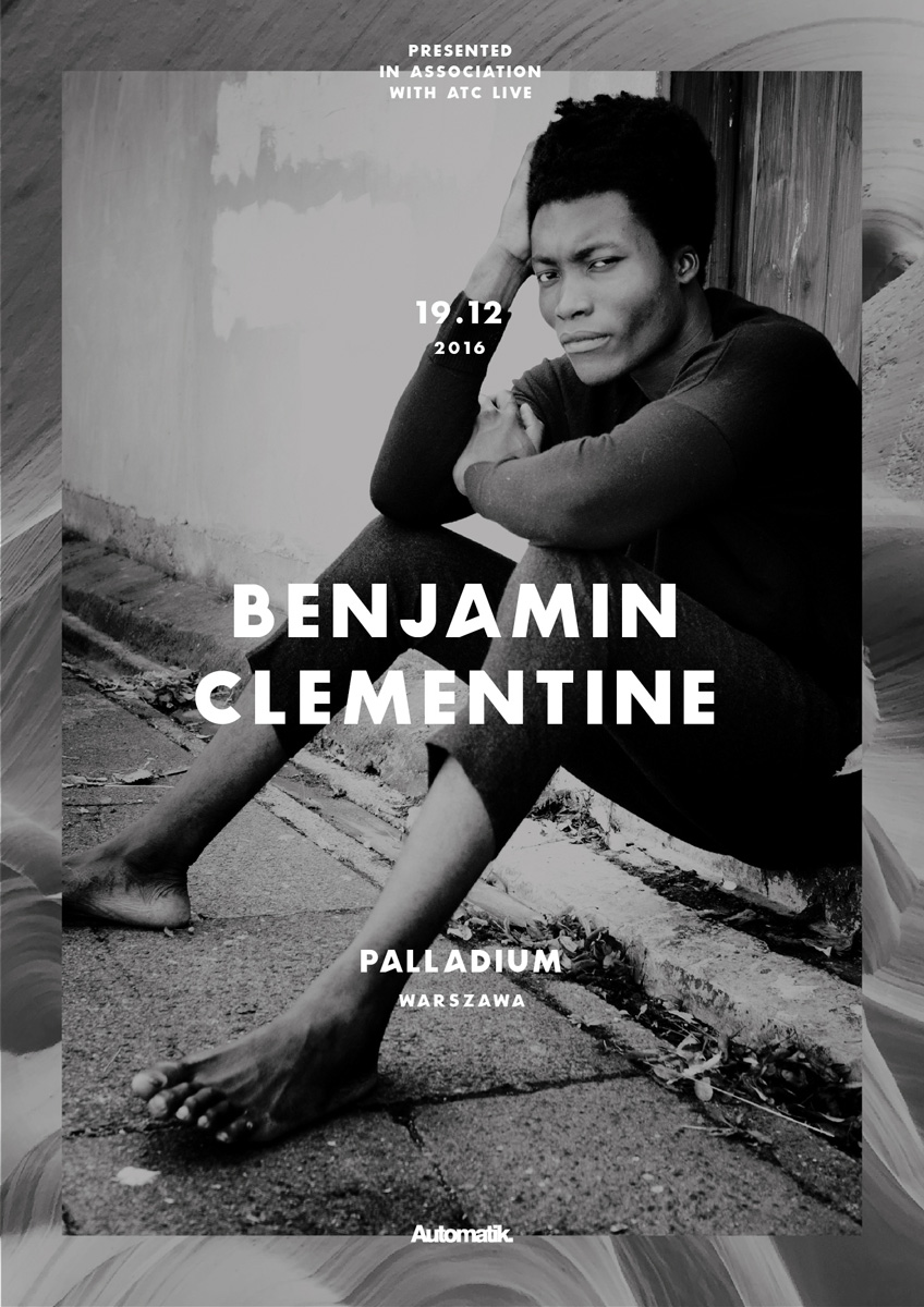 „Benjamin Clementine” – plakat (źródło: materiały prasowe organizatora)