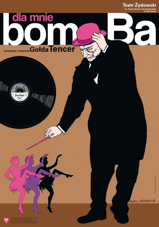 „Dla mnie bomba” – plakat, proj. Andrzej Pągowski (źródło: materiały prasowe organizatora)