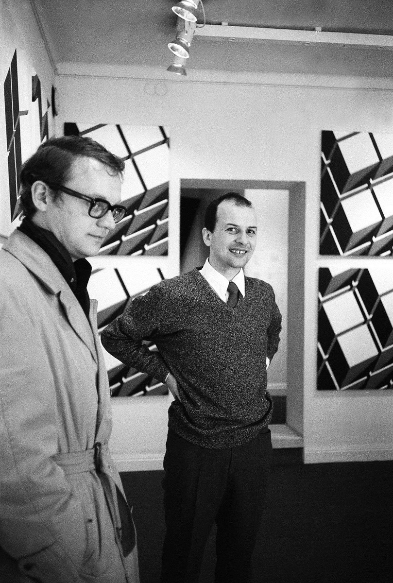 „Zbigniew Geppert i Olle Granath, krytyk sztuki i muzealnik. Galeria Aronowitsch w Sztokholmie”, 1970 (źródło: materiały prasowe organizatora)