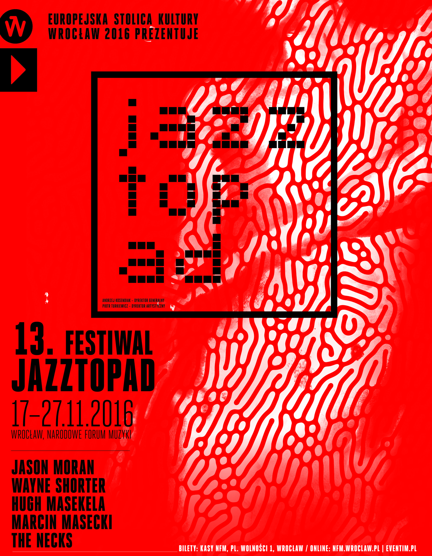 „Jazztopad 2016” – plakat (źródło: materiały prasowe organizatora)