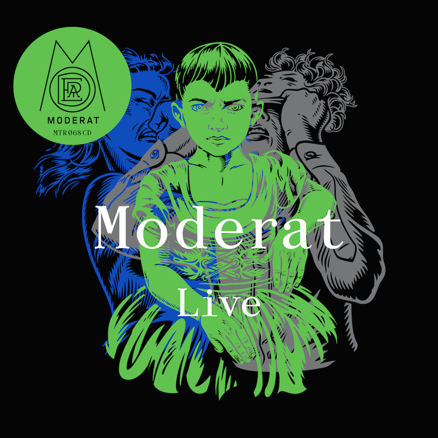 Moderat, „Live” – okładka płyty (źródło: materiały prasowe wydawcy)