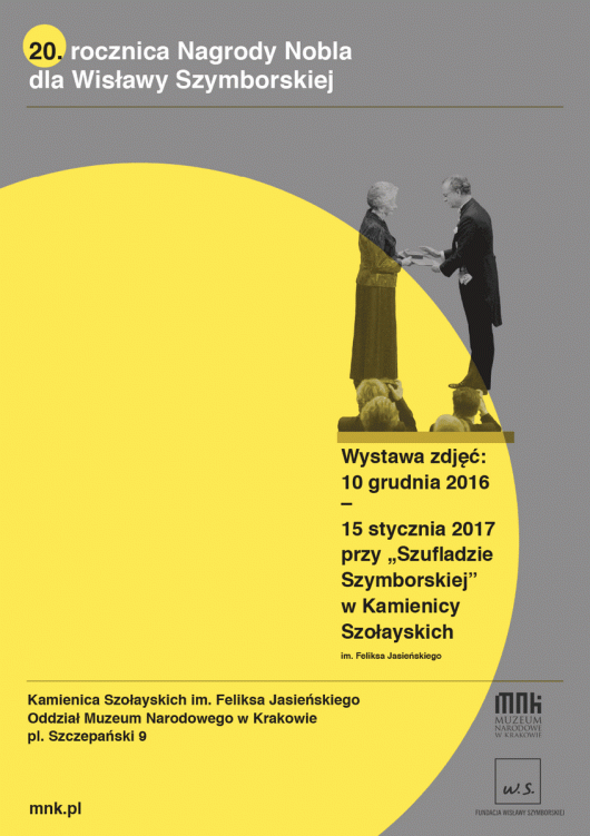 „20. rocznica wręczenia Nobla Wisławie Szymborskiej” (źródło: materiały prasowe organizatora)