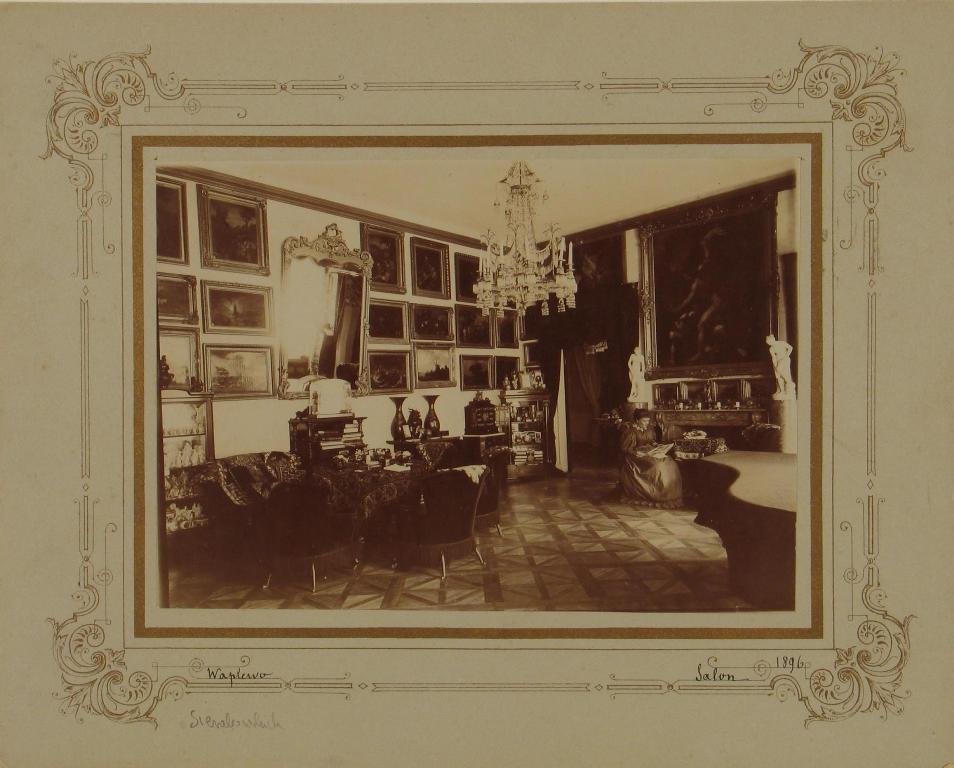 „Sala biała w Pałacu waplewskim”, 1896, fot, Archiwum Państwowe w Krakowie (źródło: materiały prasowe organizatora)