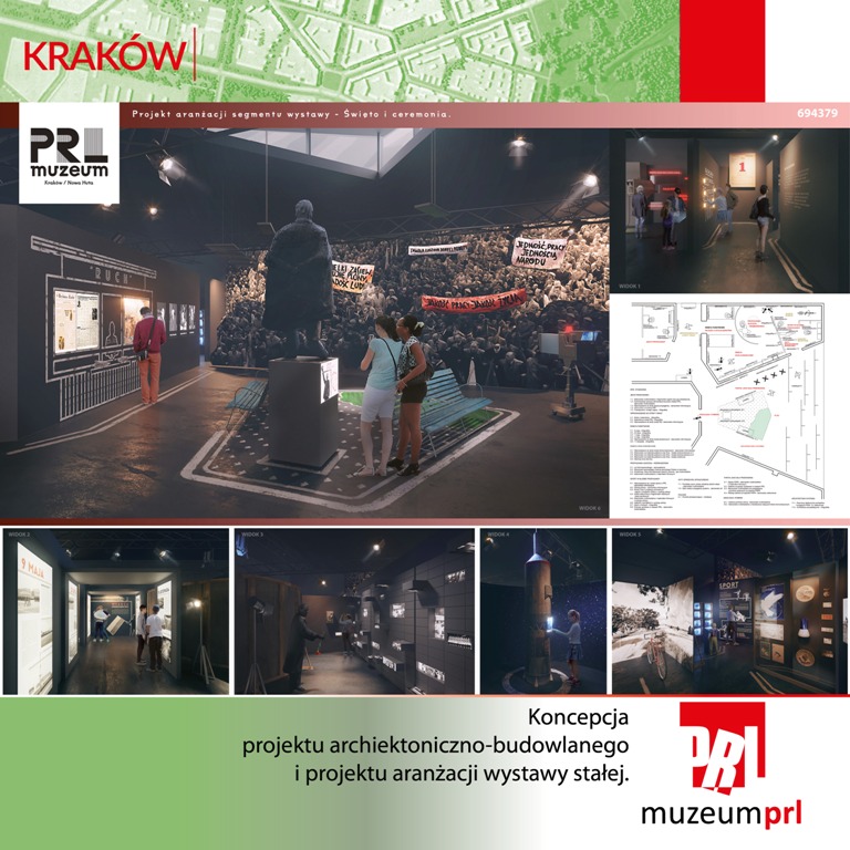 Zwycięski projekt aranżacji Muzeum PRL-u, MAE Multimedia Art & Education Sp. z o.o (źródło: materiały prasowe organizatora)