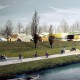Koncepcja urbanistyczno-architektoniczna nowego zespołu budynków dydaktycznych Akademii Muzycznej w Krakowie, proj. FAAB Architektura (źródło: materiały prasowe organizatora)