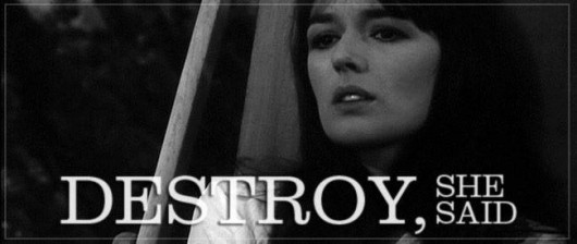 Kadr z filmu „Destroy, she said”, reż. Marguerite Duras (1969) (źródło: materiały prasowe organizatora)