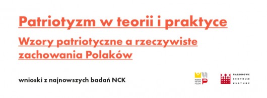  „Patriotyzm w teorii i praktyce. Wzory patriotyczne a rzeczywiste zachowania Polaków” (źródło: materiały prasowe organizatora)