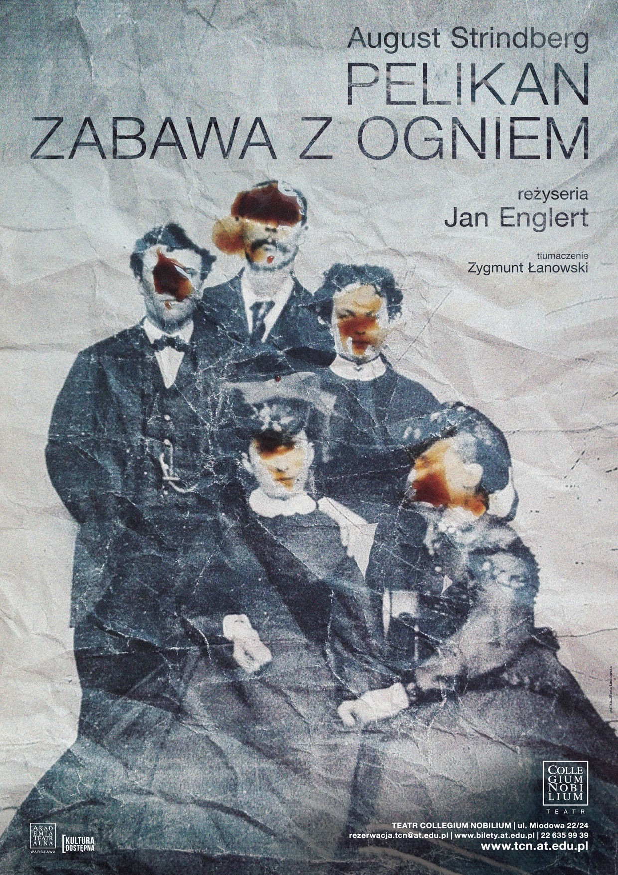 August Strindberg, „Pelikan”, „Zabawa z ogniem”, reż. Jan Englert (źródło: materiały prasowe)