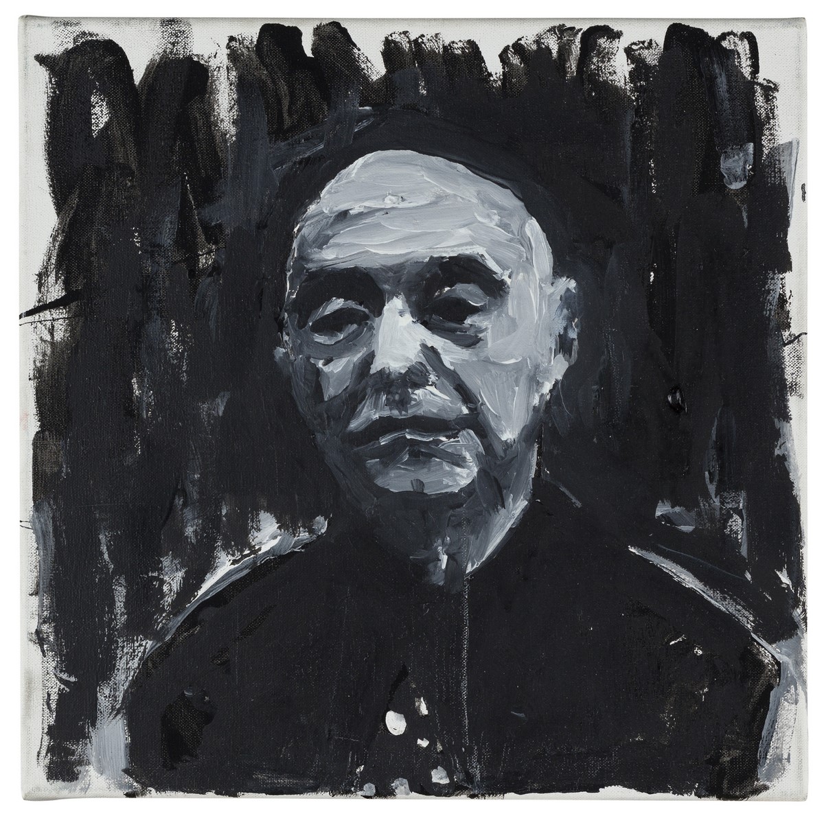 Piotr Kossakowski, „Baselitz z cyklu Portrety”, 2010 (źródło: materiały prasowe organizatora)