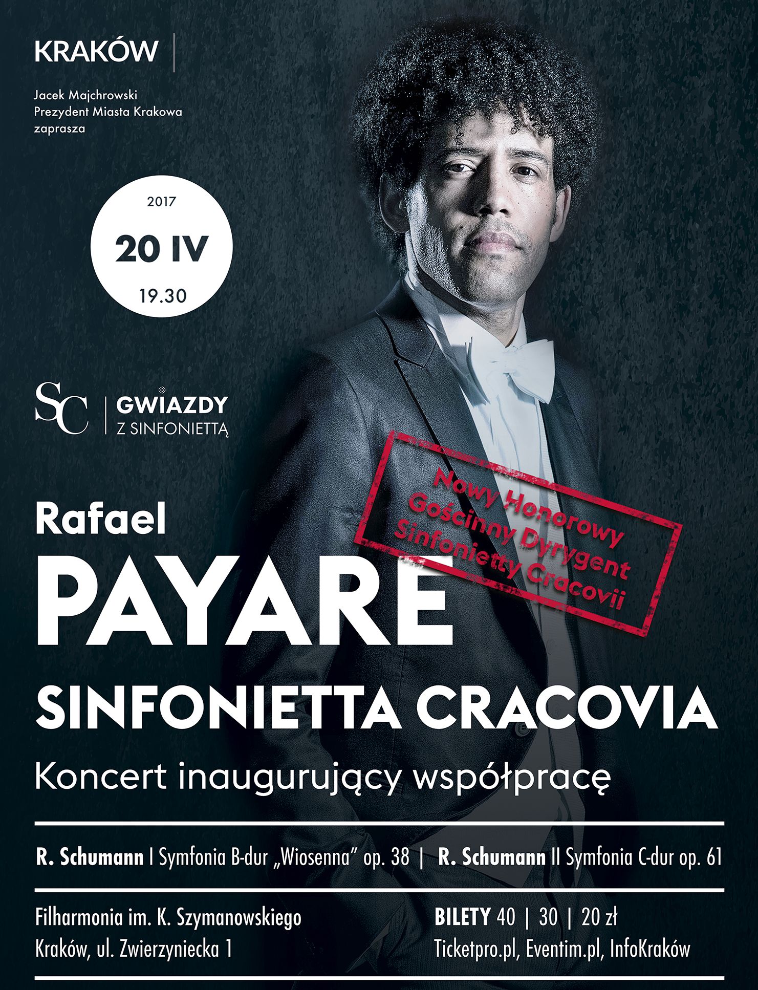 Rafael Payare, Sinfonietta Cracovia (źródło: materiały prasowe organizatora)