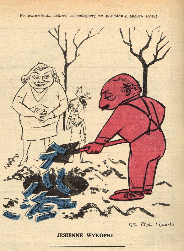 Eryk Lipiński, „Jesienne wykopki”, 1956, „Szpilki” 19 (źródło: materiały prasowe organizatora)