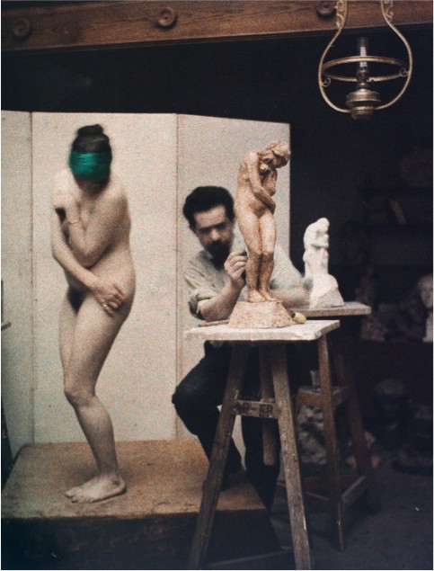 Leon Gimpel, „Chez le sculpteur”, Paris, 1911, fot. ⓒ Archiwum kolekcjonerek (źródło: materiały prasowe organizatora)
