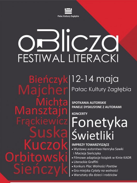 Festiwal Literacki Oblicza (źródło: materiały prasowe organizatora)