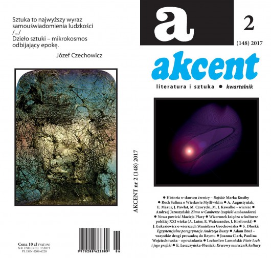 Kwartalnik „Akcent”, nr 2/2017 – okładka (źródło: materiały prasowe wydawcy)
