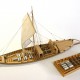 Model szkuty i komięgi w XVII w., statki rzeczne używane do transportu soli, oprac. i wyk. Marek Parczyński (źródło: materiały prasowe organizatora)