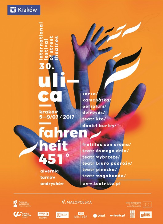 30. Festiwal Teatrów Ulicznych Ulica – plakat (źródło: materiały prasowe organizatora)