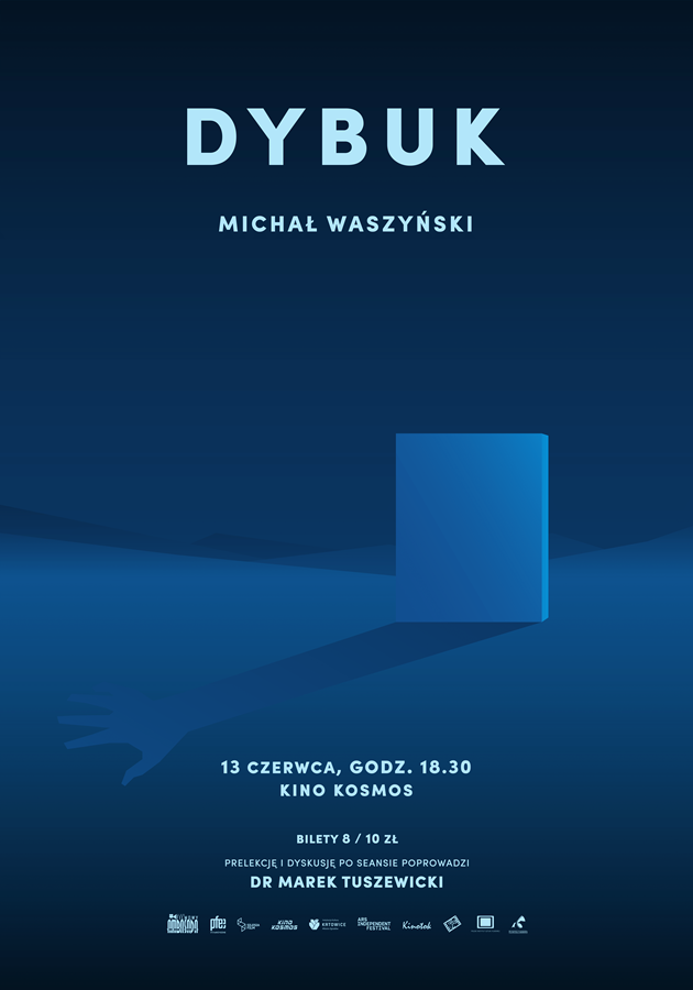Pokaz filmu „Dybuk”, autor plakatu: Rafał Włodarek (źródło: materiały prasowe organizatora)