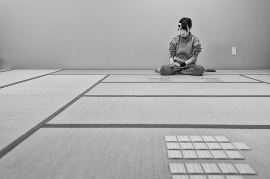 Furuta Miyuu, studentka podczas treningu klubu Doshisha Women's College of Liberal Arts (Kyoto), fot. Bartosz Hołoszkiewicz (źródło: materiały prasowe organizatora)