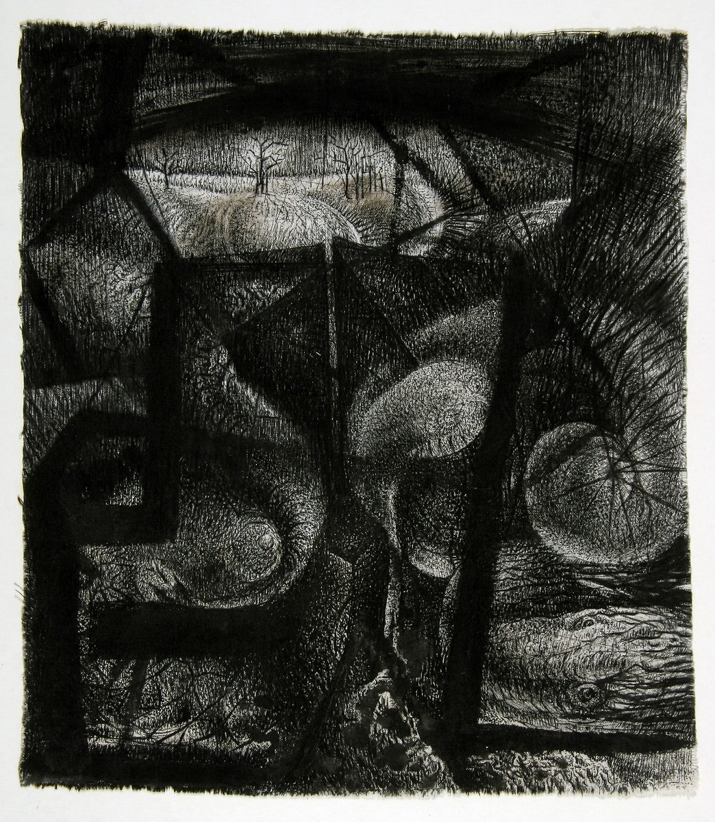 Henryk Morel, „Kompozycja XI–XII”, z cyklu „Lunapark XV”, 1967 (źródło: materiały prasowe organizatora)