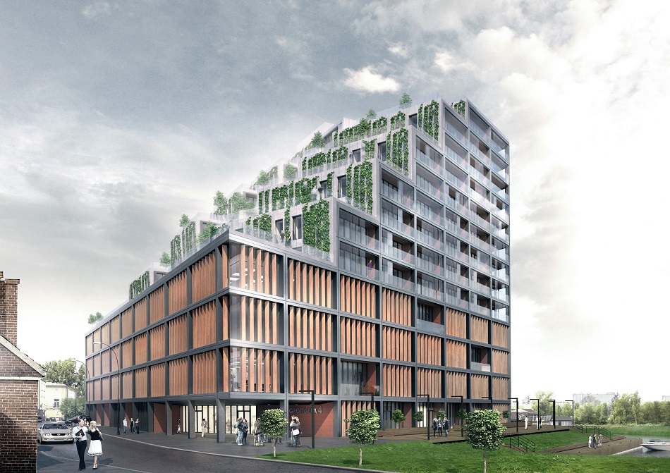 Apartamentowiec Nordic Haven w Bydgoszczy, proj. Nizio Design (źródło: materiały prasowe organizatora)