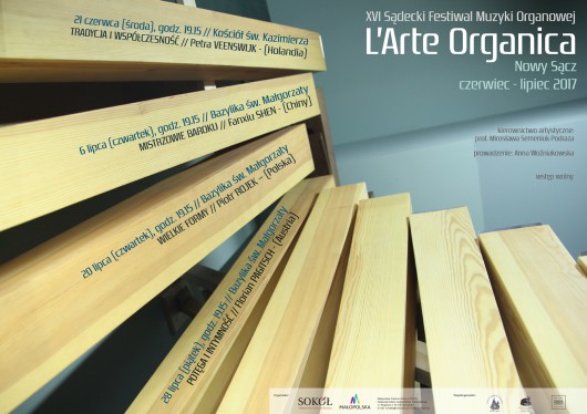 XVI Sądecki Festiwal Muzyki Organowej L'Arte Organica (źródło: materiały prasowe organizatora)
