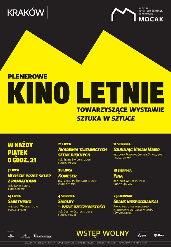 Plenerowe Kino Letnie w MOCAK-u w Krakowie (źródło: materiały prasowe organizatora)