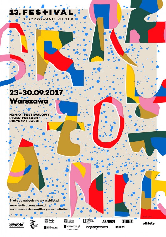 13. Festiwal Skrzyżowanie Kultur  – plakat (źródło: materiały prasowe organizatora)