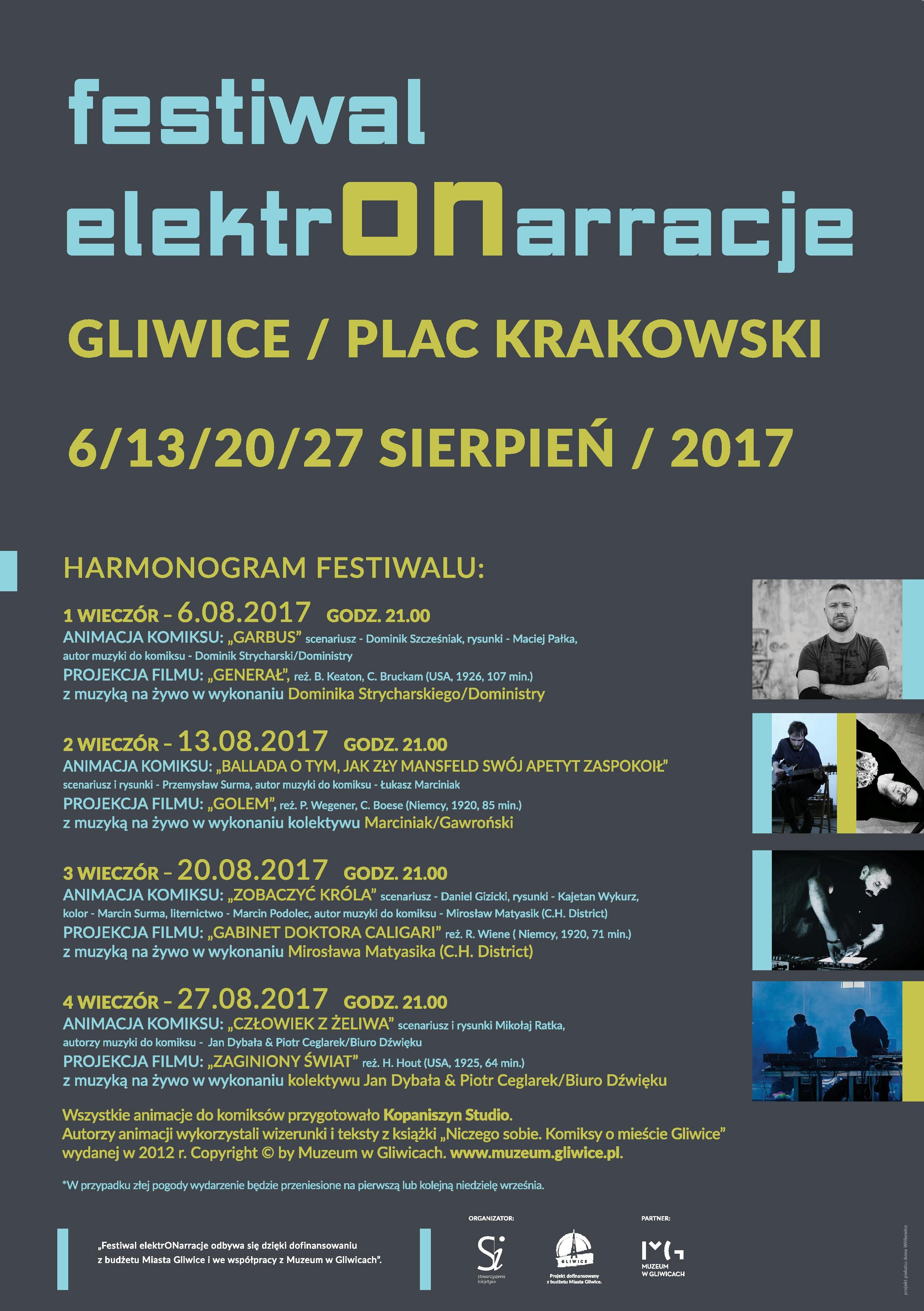 Festiwal elektrONarracje w Gliwicach (źródło: materiały prasowe organizatora)