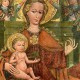 „Madonna z poziomką” (fragment), malarz krakowski lub małopolski(?), trzecia ćwierć XV wieku, Muzeum Miejskie w Żywcu, depozyt Parafii Katedralnej Narodzenia Najświętszej Marii Panny w Żywcu, fot. Matalkiewicz (źródło: materiały prasowe organizatora)