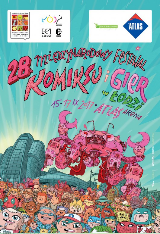 28.  Międzynarodowy Festiwal Komiksu i Gier w Łodzi (źródło: materiały prasowe organizatora)