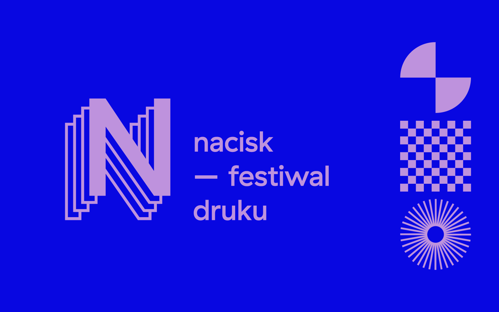Logo I Festiwalu Druku Nacisk (źródło: materiały prasowe organizatora)