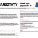 Niech Żyje Papier! – plan warsztatów (źródło: materiały prasowe organizatora)