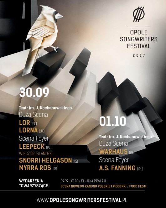 6. Opole Songwriters Festival (źródło: materiały prasowe organizatora)