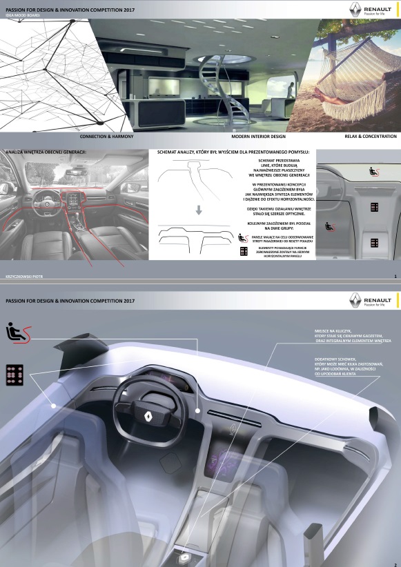 Piotr Krzyczkowski – fragment projektu (źródło: materiały prasowe Renault)