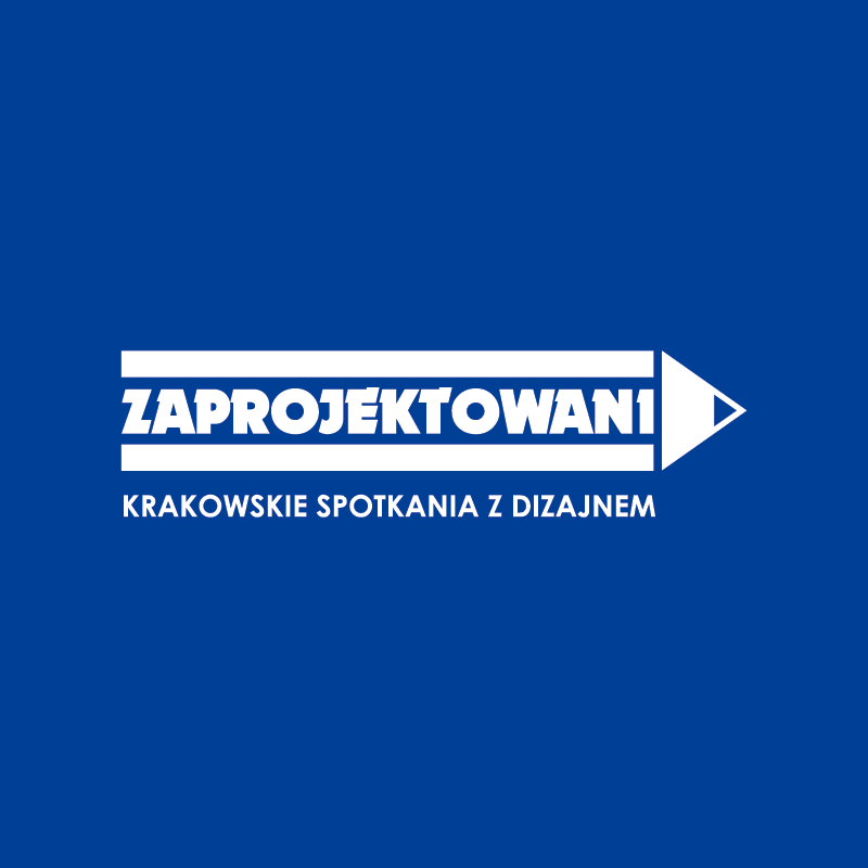 Zaprojektowani. Krakowskie Spotkania z Dizajnem – logo (źródło: materiały prasowe organizatora)