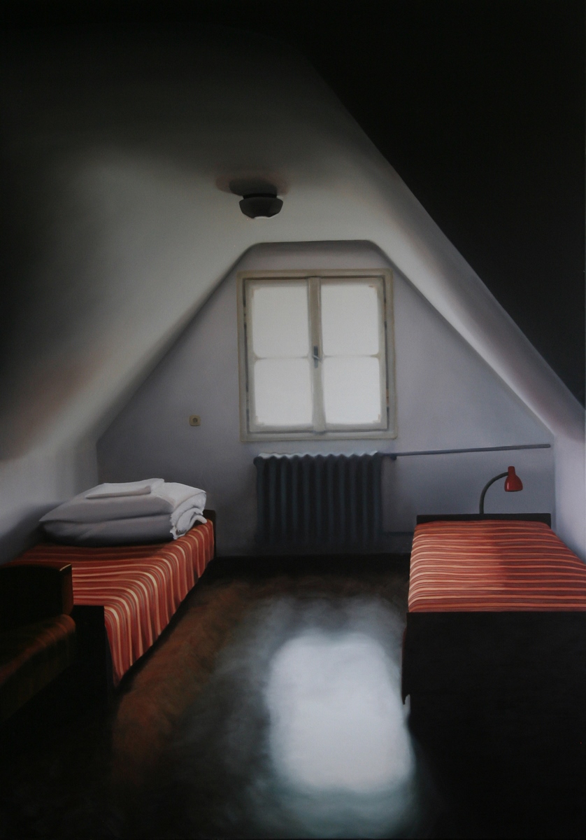 Beata Stankiewicz, „Pokój Zofii”, 2012, olej / płótno, 140 × 100 cm, courtesy B. Stankiewicz (źródło: materiały prasowe organizatora)