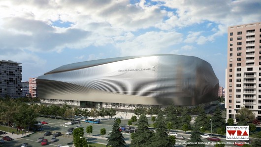 Wizualizacja: Estadio Santiago Bernabéu, proj. gmp International GmbH, 35 Arquitectos, Ribas Arquitectos (źródło: materiały prasowe organizatora)