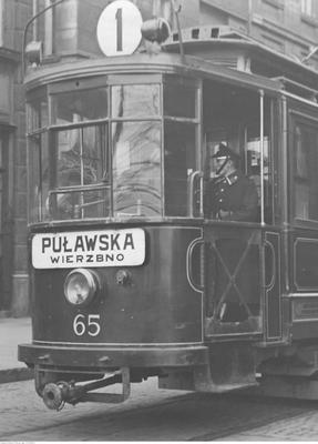 Tramwaj typu A linii 1 nr boczny 65, 1931 rok (źródło: materiały prasowe organizatora)