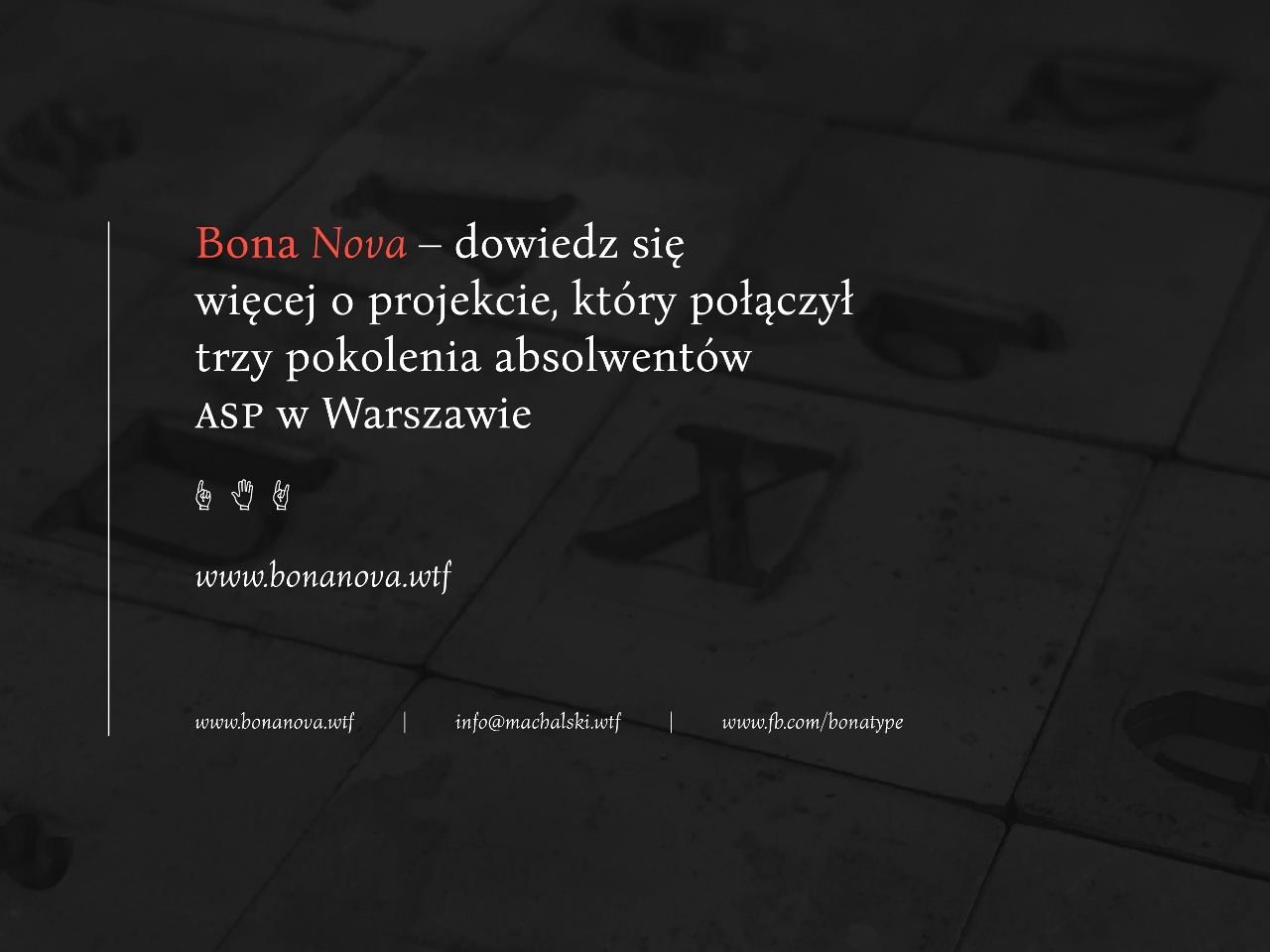 Zaproszenie na stronę projektu (źródło: materiały prasowe)