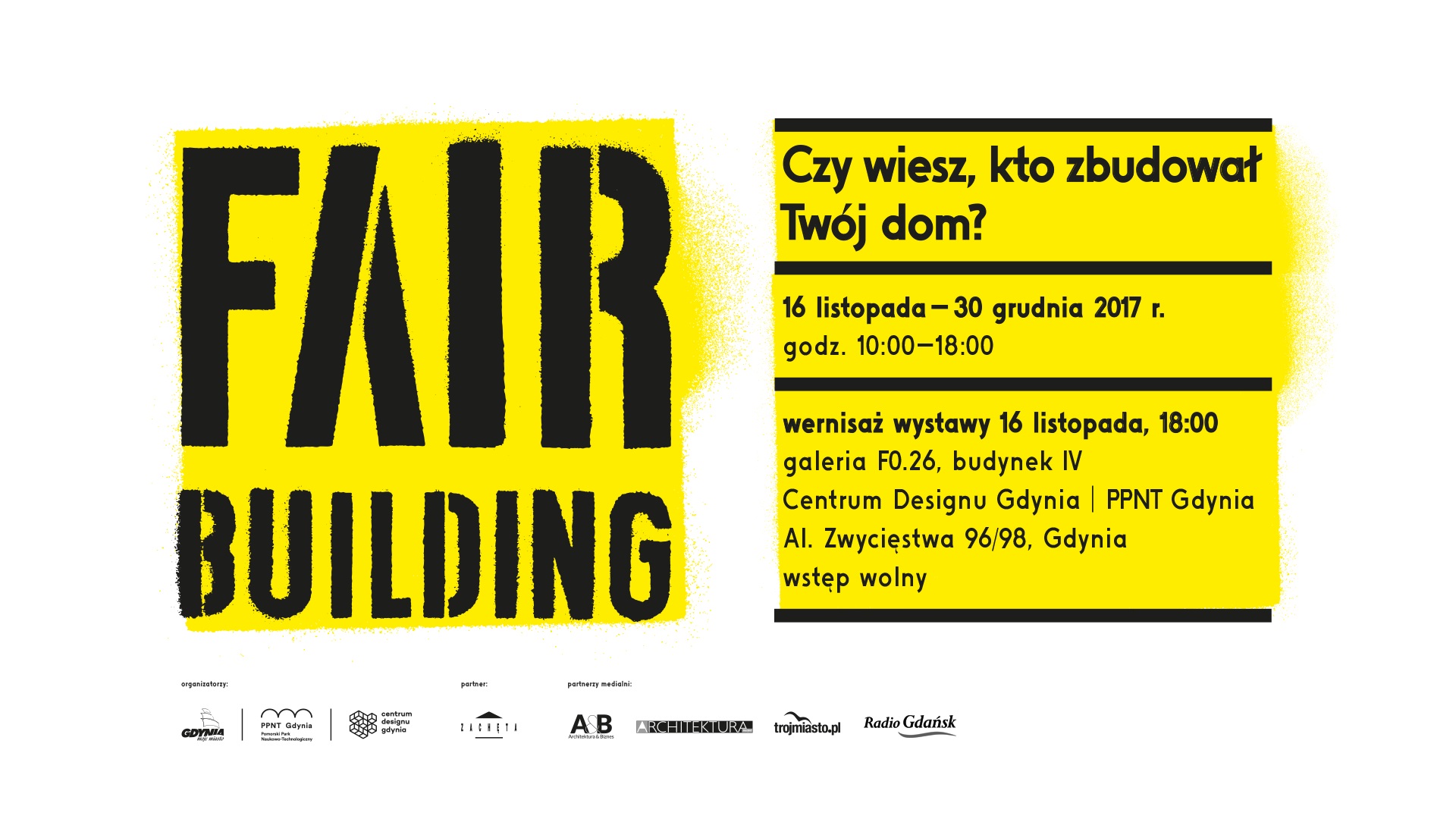 „Fair Building” – plakat (źródło: materiały prasowe organizatora)