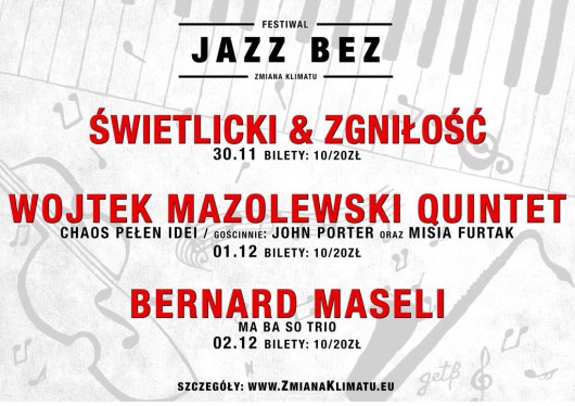 Festiwal Jazz Bez (źródło: materiały prasowe organizatora