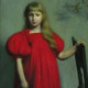 Olga Boznańska, „Dziewczynka w czerwonej sukience” (źródło: materiały prasowe organizatora)