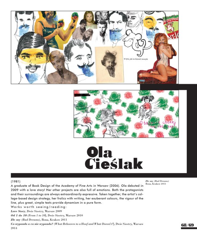 Ola Cieślak (1981), „Polska Szkoła Książki Obrazkowej” (źródło: materiały prasowe NCK Gdańsk)