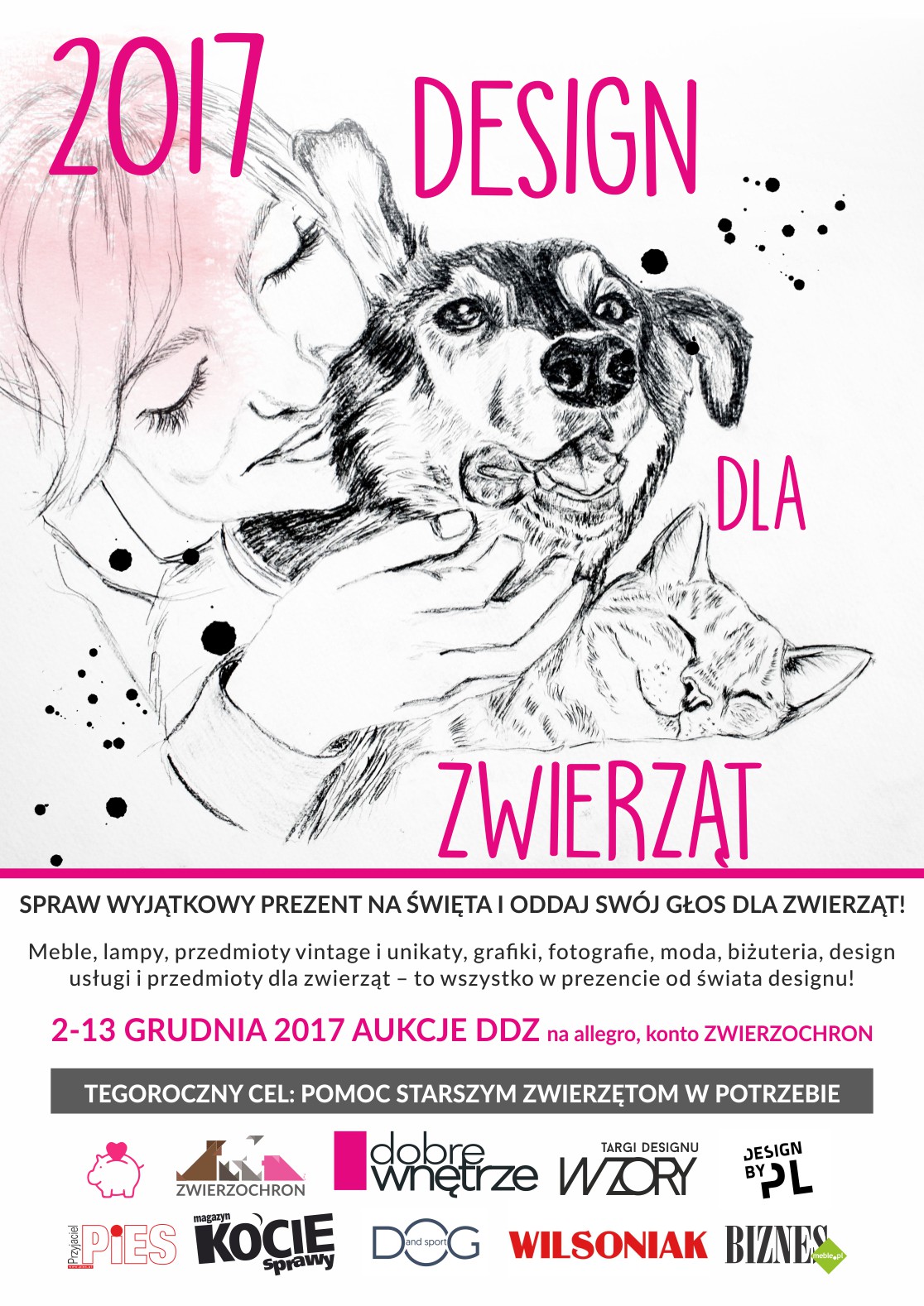 Design Dla Zwierząt 2017 – plakat (źródło: materiały prasowe organizatora)