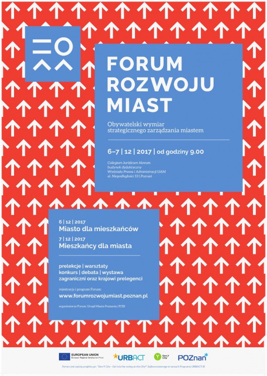 Plakat Forum Rozwoju Miast (źródło: materiały prasowe organizatora)