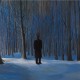 Joanna Karpowicz „Anubis w Lasku Wolskim”, 67 x 90 cm, akryl na płótnie, 2016 (źródło: materiały prasowe)