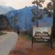 Joanna Karpowicz „Anubis w Twin Peaks”, 73 x 92 cm, akryl na płótnie, 2015 (źródło: materiały prasowe)
