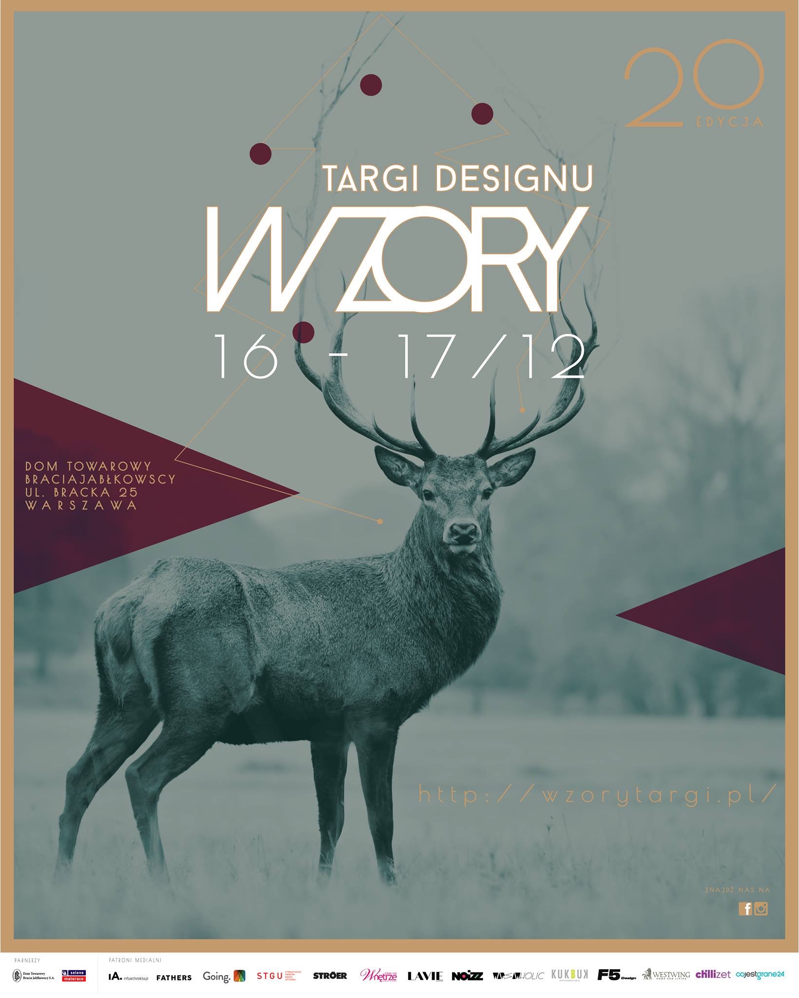 Targi Designu Wzory – plakat (źródło: materiały prasowe organizatora)