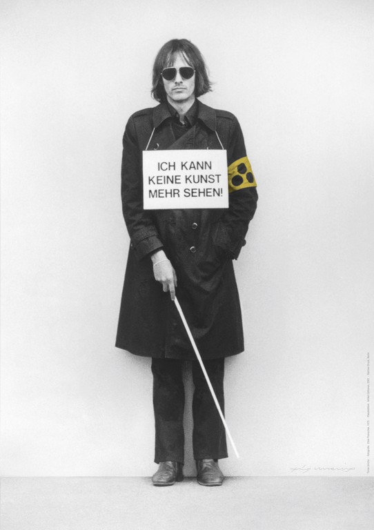 Timm Ulrichs, „I can not see any art anymore”, 1975 (źródło: materiały prasowe organizatora)